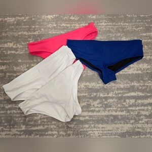 Victoria's Secret Blue and Black Bikini Bottom